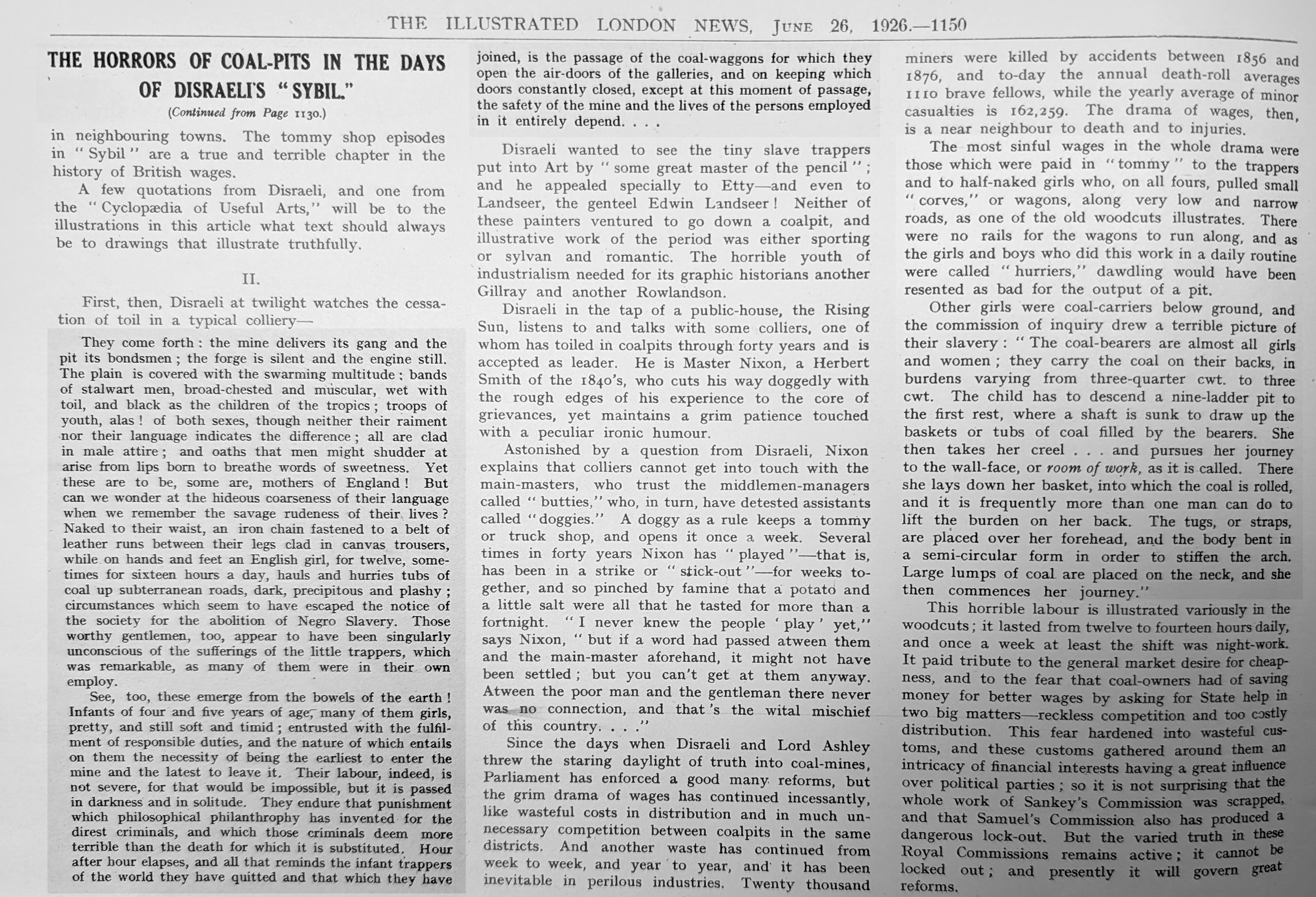 children the mines 1840s text cont